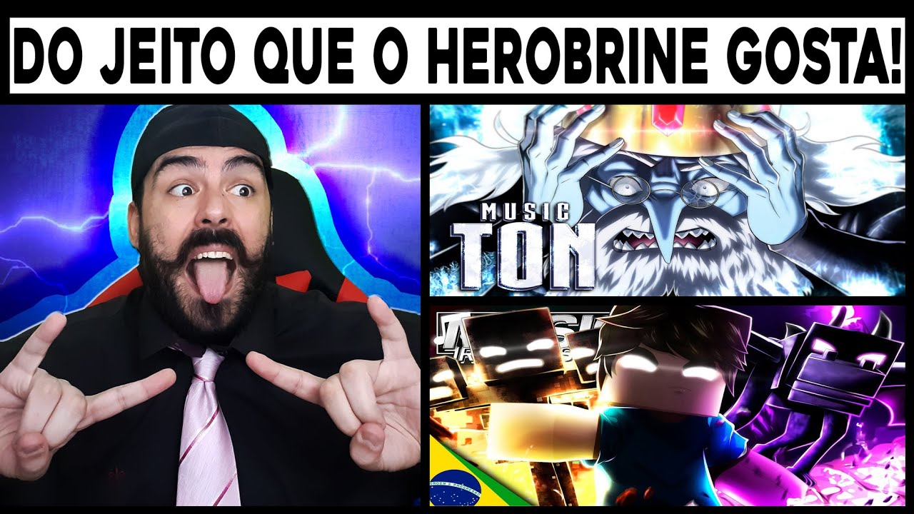 REACT - Rap do Rei Gelado - CADA VEZ MAIS FRIO / Rap do Ender Dragon, Herobrine e Wither Boss.