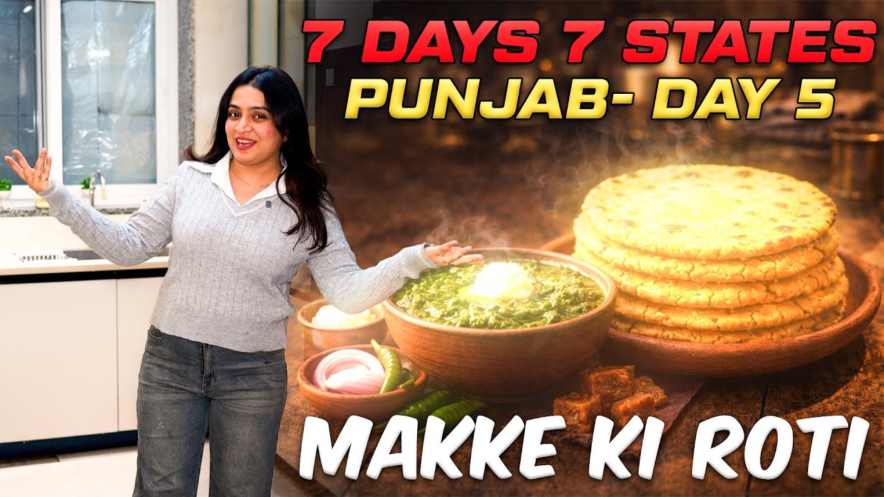 7 Days 7 States Cooking 👩🏻‍🍳❤️ Day 5 PUNJAB✅ - Kirti Mehra  