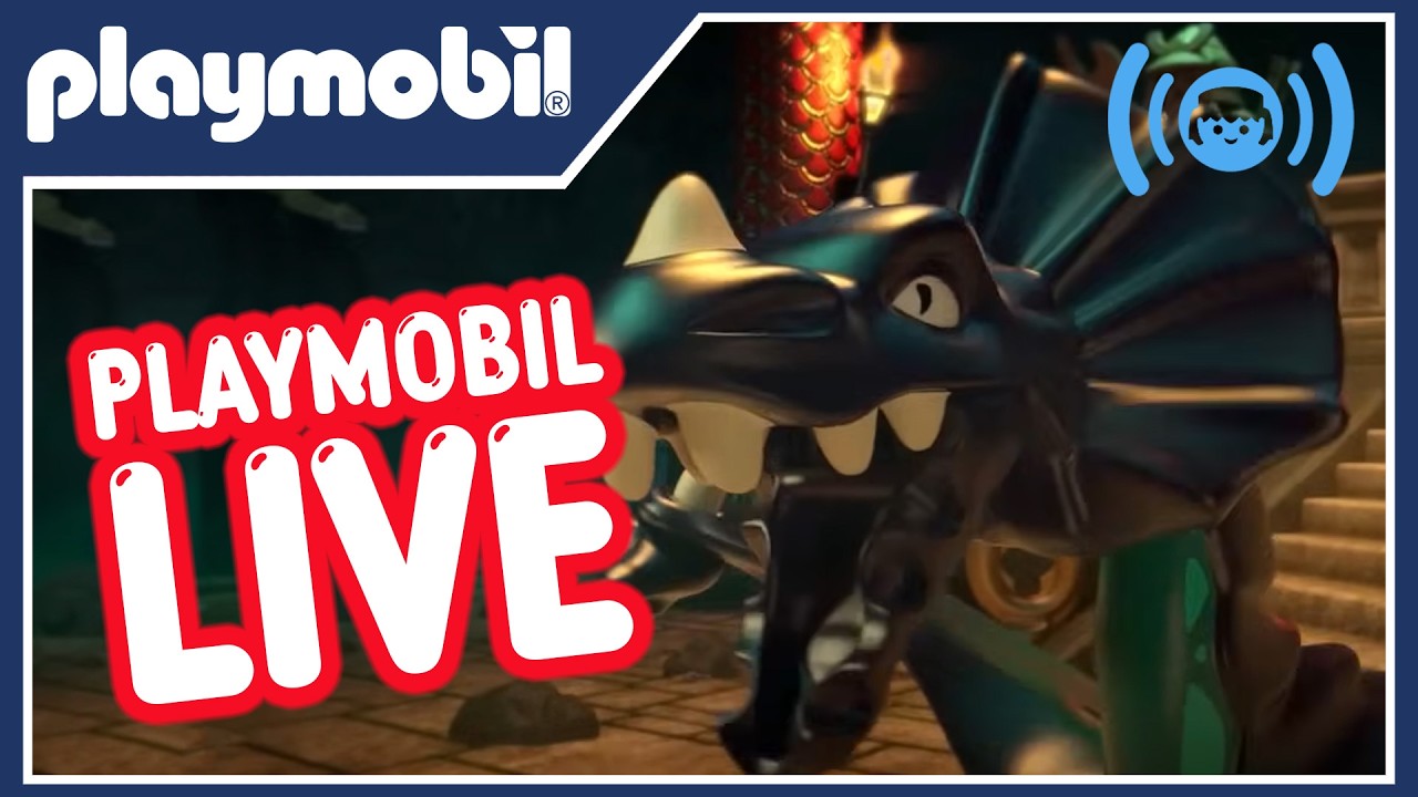 🔴LIVE: Dinos, Dragons, Knights, Pirates & MORE! | Playmobil Live | Dino Rise From Enemies to Allies