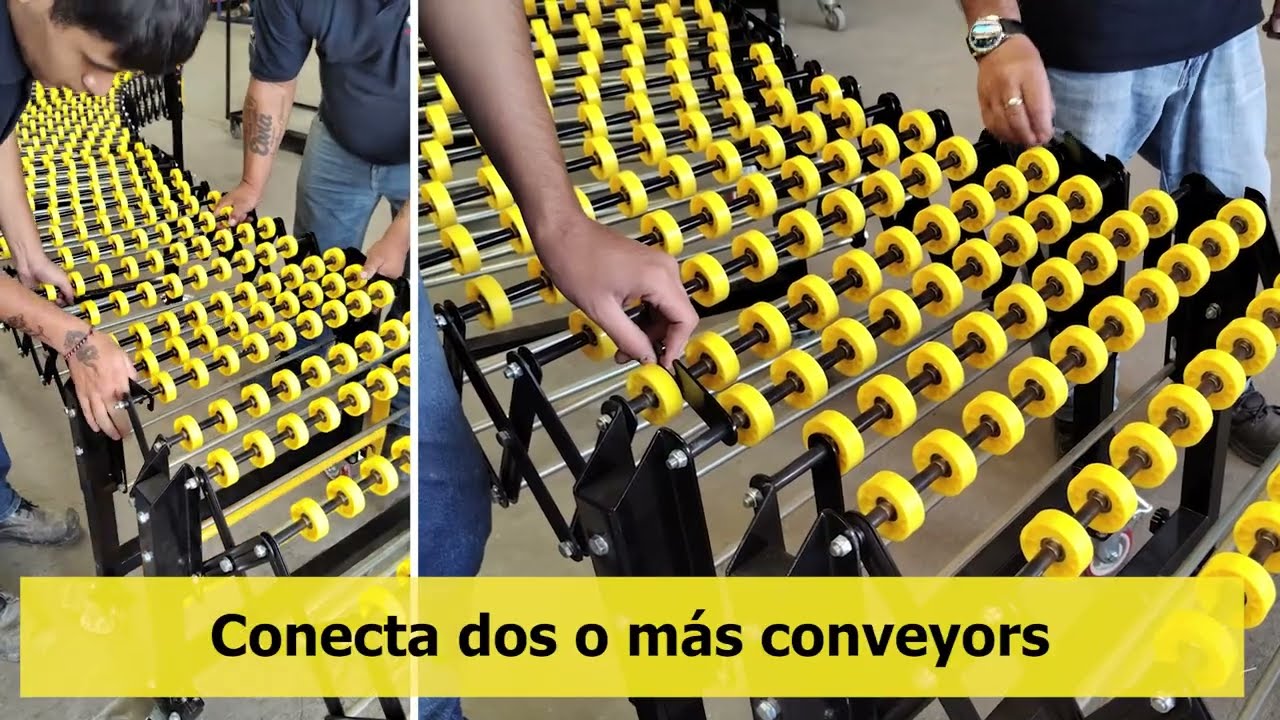 Transportador Flexible de Ruedas de Pat&iacute;n