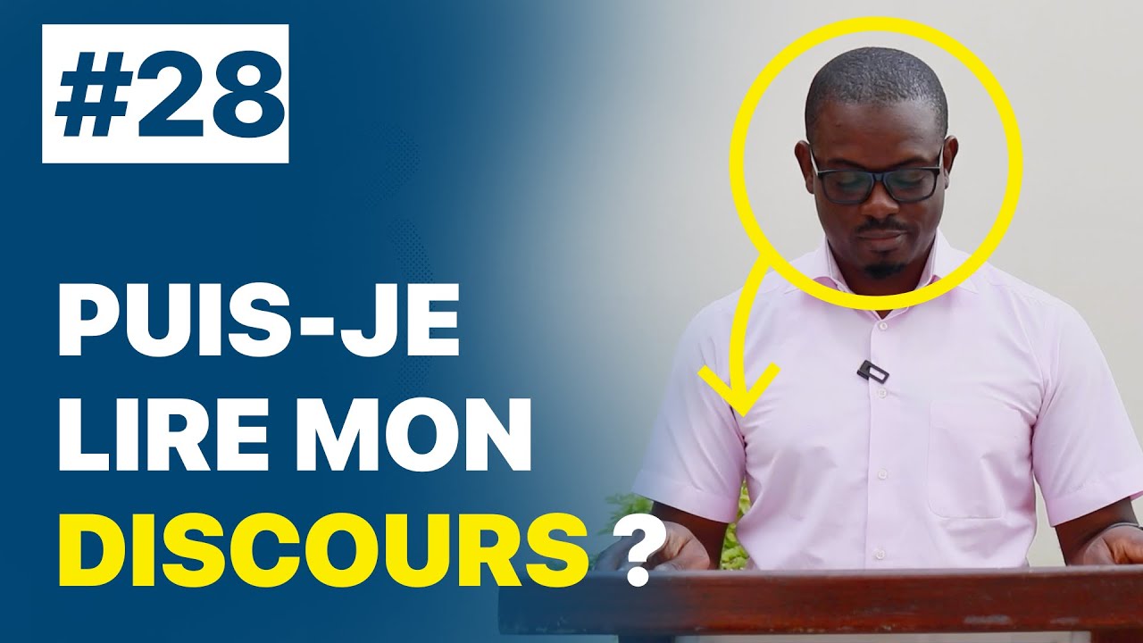 La minute du coach &ndash; EP 28 : Puis-je lire mon discours ?