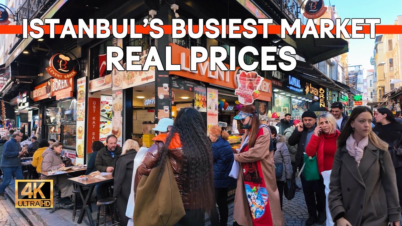 Istanbul Turkey 4K Walking Tour | Mahmutpaşa Bazaar to Eminönü – Prices, Shops & Souvenirs