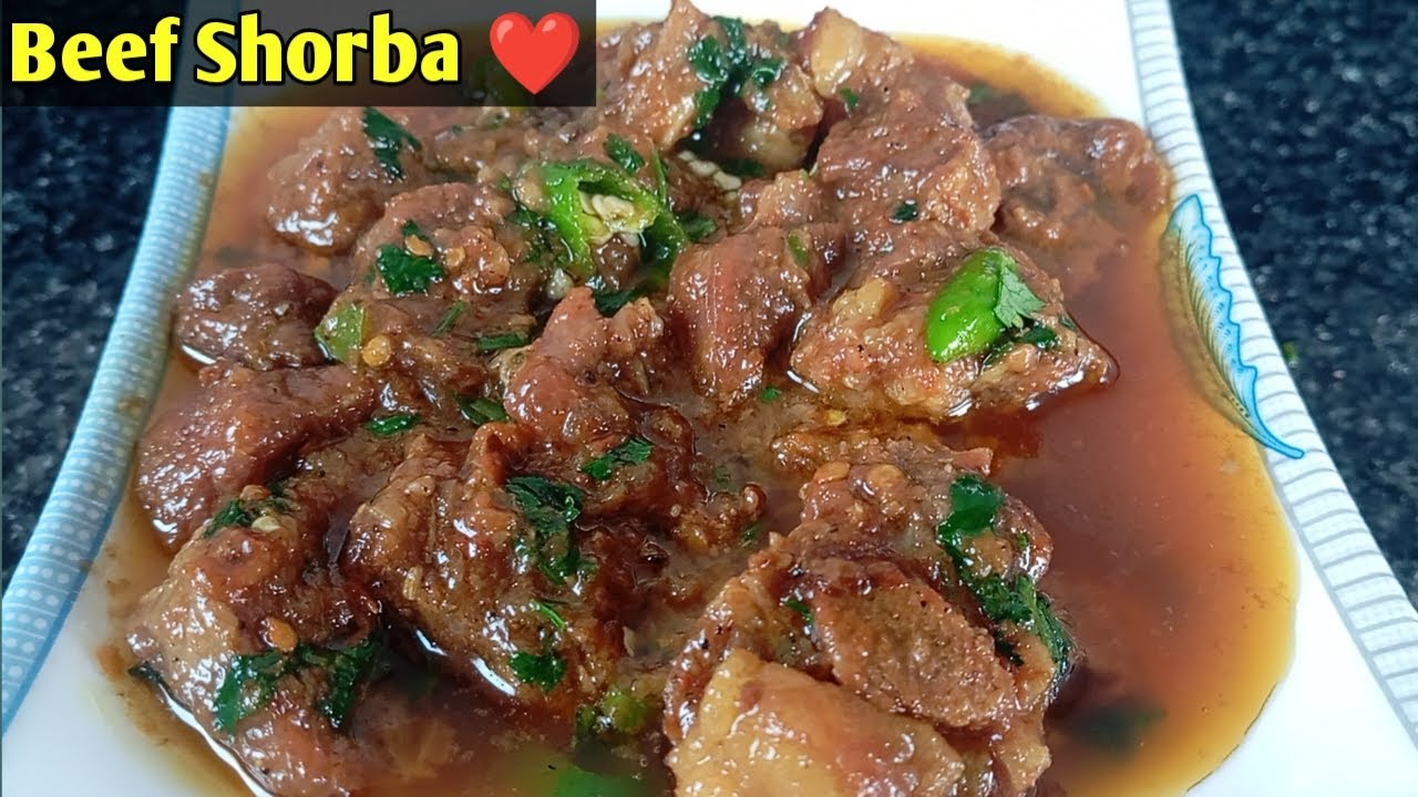 Beef (Shorbay wala Beef ka Salan) recipe by Misbah ka Kitchen !