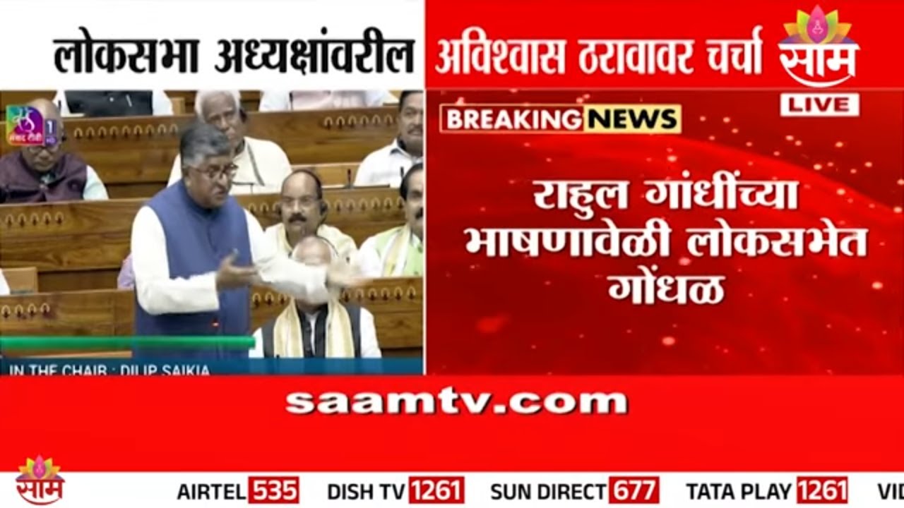 लोकसभा अध्यक्षांवरील अविश्वास ठरावार चर्चा | Loksabha News