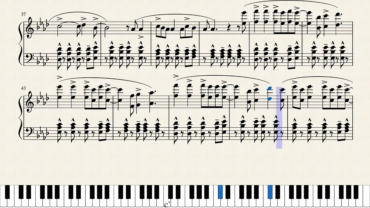 Viva la Vida (by Coldplay) Piano Tutorial and Free Sheet Music