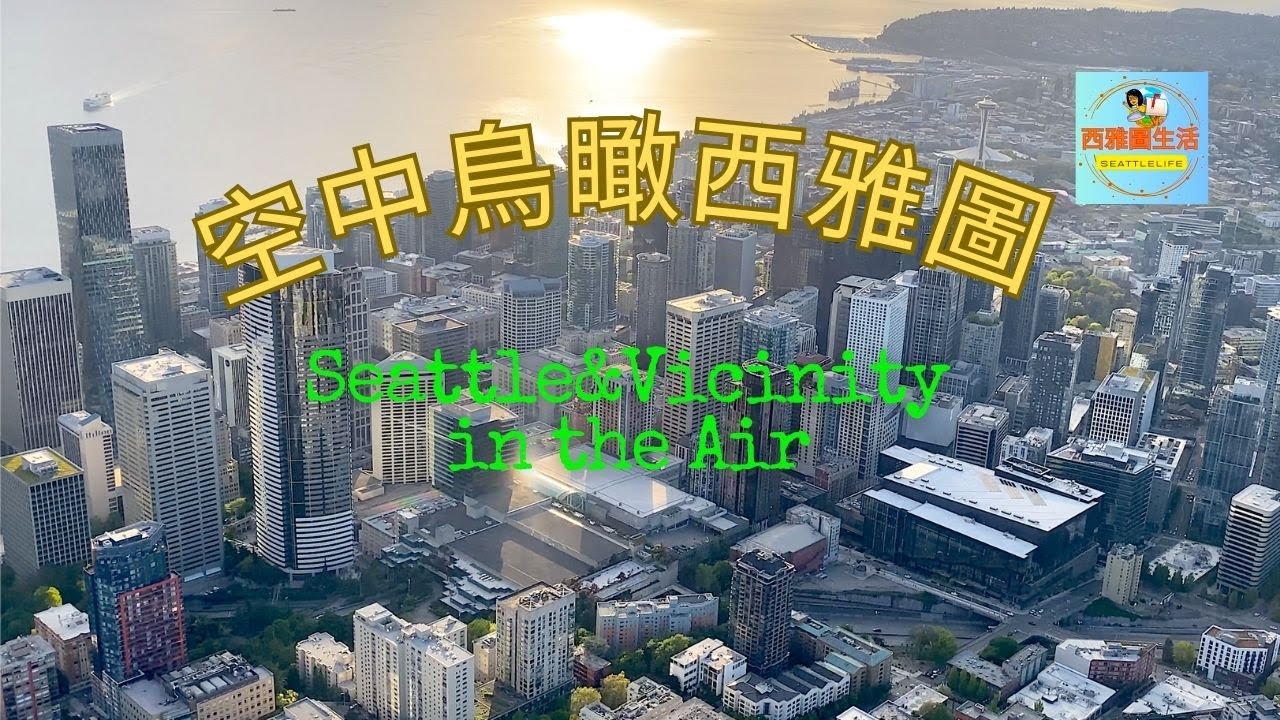 西雅圖全景|周邊打卡點|華人喜居城市|波音機場|太空針|三文魚洄游點|酒莊|微軟總部園區[西雅圖生活|西雅圖姐姐]SeattleDowntown,SpaceNeedle, Bellevue&sites