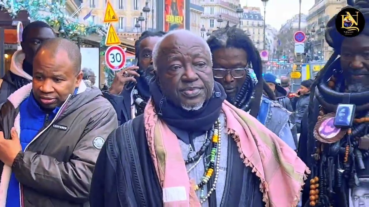 Arrivée serigne cheikh ndiguel fall à Paris Gare du Nord 