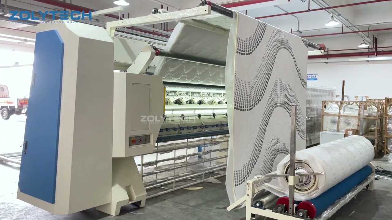 ZLT-WV12 Computerized Chain Stitch Multi-needle Quilting Machine macchina per cucire materassi