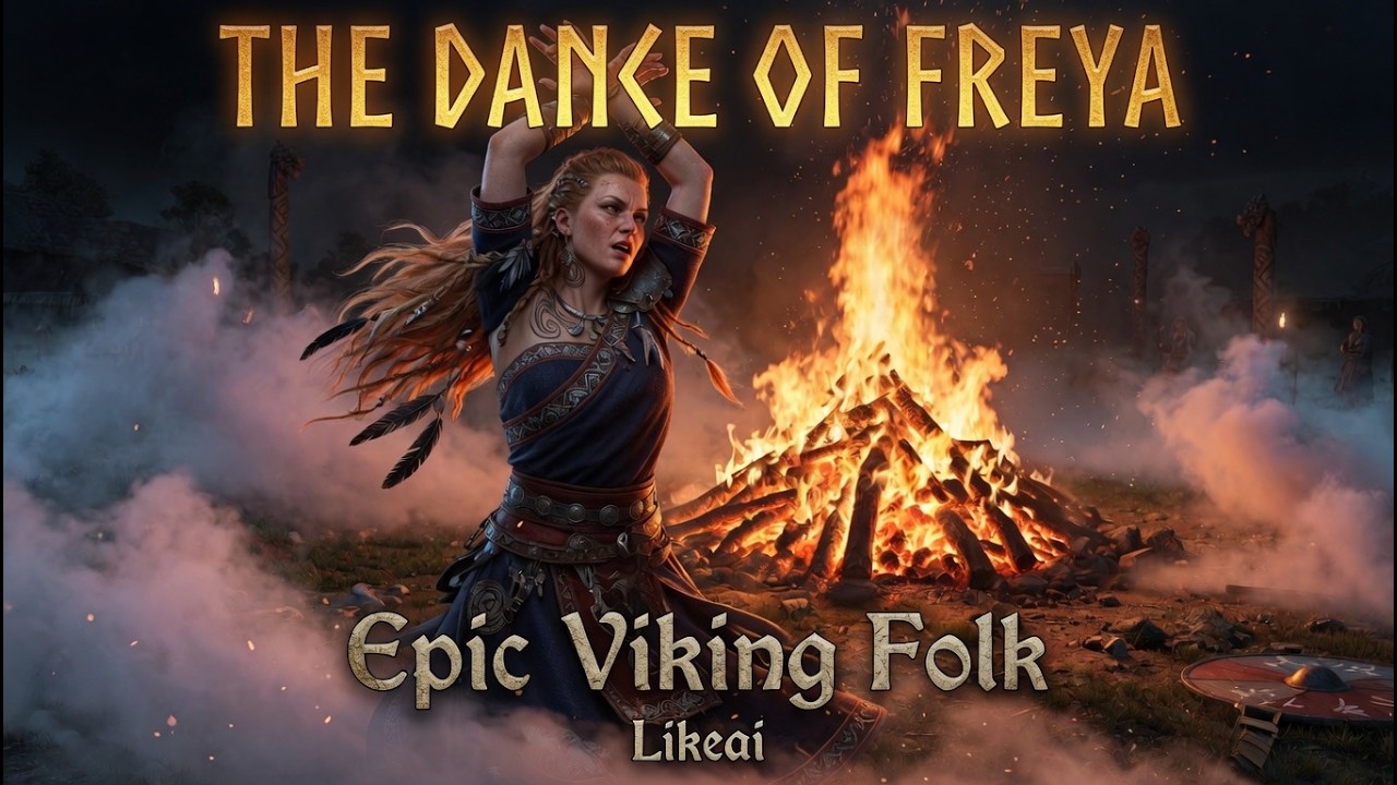 The dance of Freya (OfficialMusicVideo) Likeai #VikingFolk #paganfolk #Tagelharpa