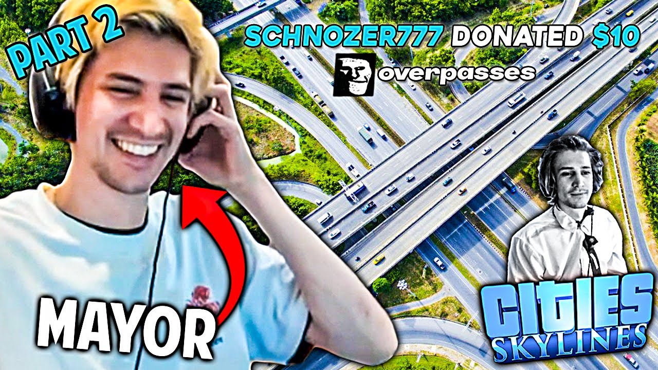 xQc Roasted AGAIN by TTS Donos for 14 minutes while building Overpass City in Cities: Skylines
