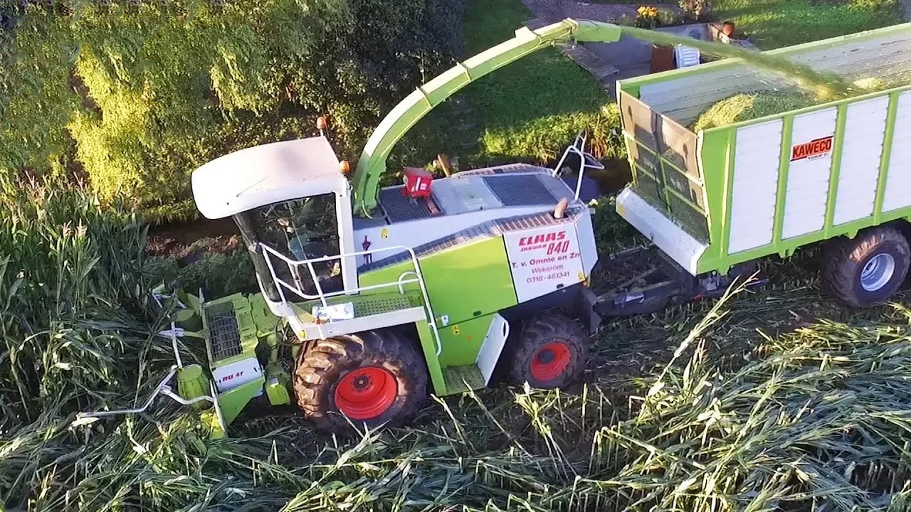 Mais Silage | Claas Jaguar 840 + Axion | T. van Omme en Zn | 2017