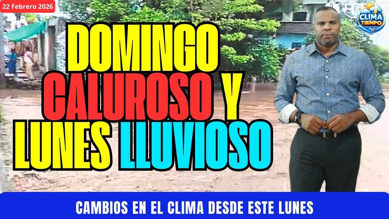 ATENTOS. NO TE DECONECTE. DOMINGO CALUROSO Y LUNES LLUVIOSO