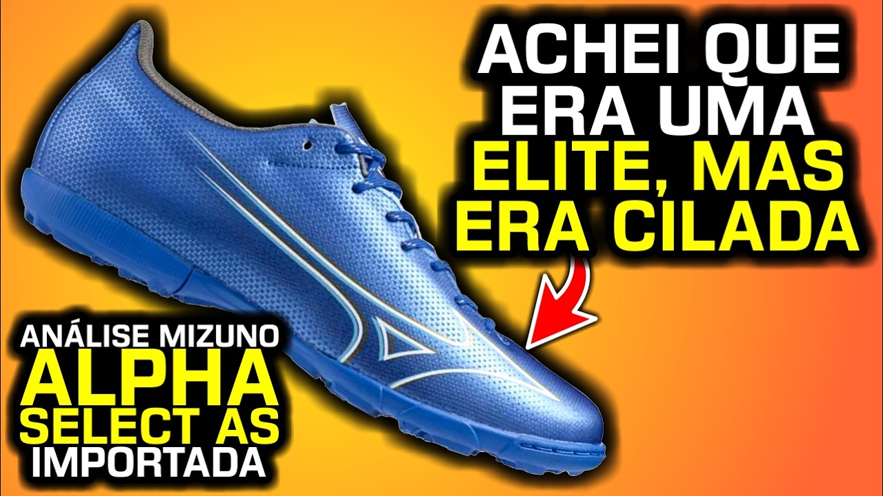 Alpha Select MUDOU? 👀 - Análise chuteira society Mizuno Alpha Select AS