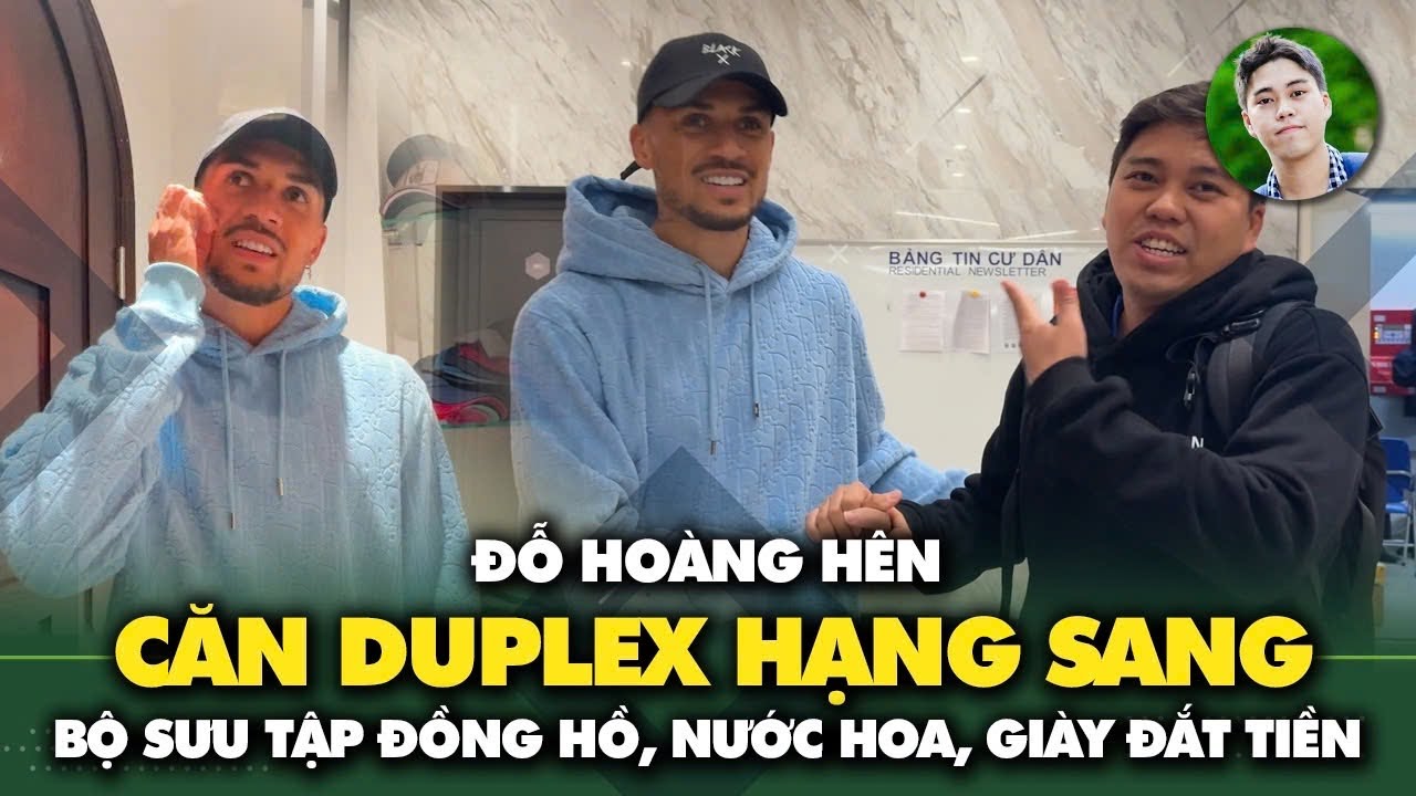 Choáng với căn duplex hạng sang của nhà Đỗ Hoàng Hên: Bộ sưu tập nước hoa, đồng hồ, giày, mũ cực xịn