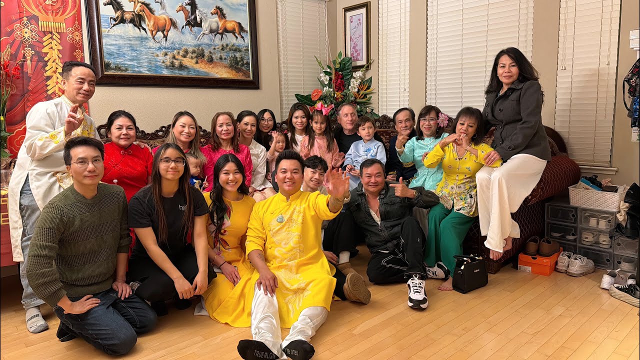 Family at brother house on Vietnamese New Year on 2-21-26 is 5th day Tet - February 27, 2026