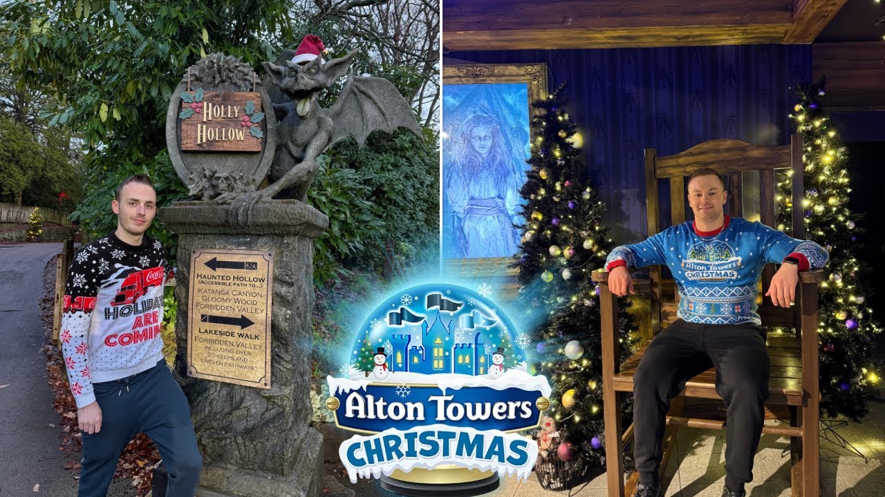 Рождественский видеоблог Alton Towers, декабрь 2025 года.