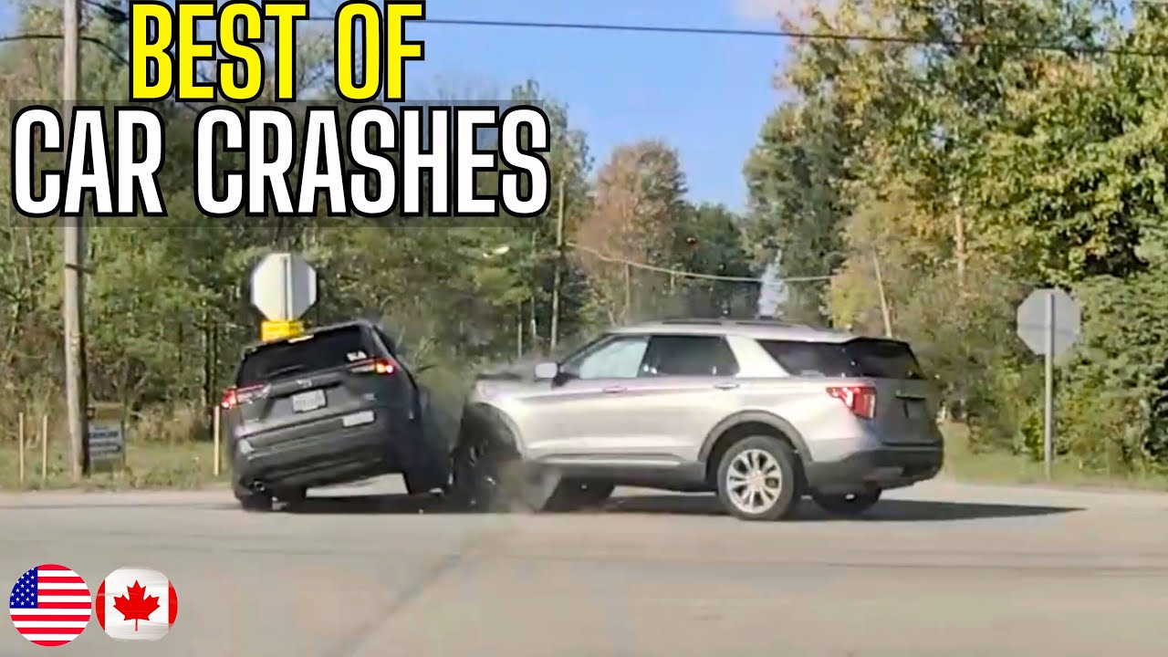 Best of Car Crashes Compilation | USA & Canada - 44