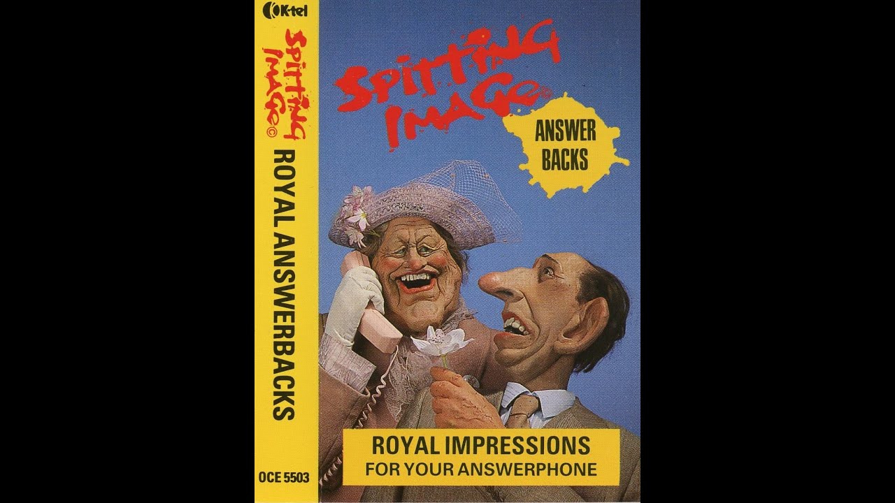 Spitting Image Answer Backs Royal Impressions answering machine cassette