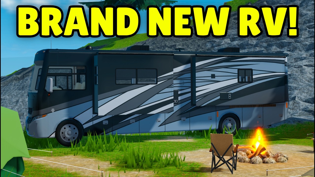 I Bought & Went Camping With The Brand New RV in Roblox Southern Mudding Offroading