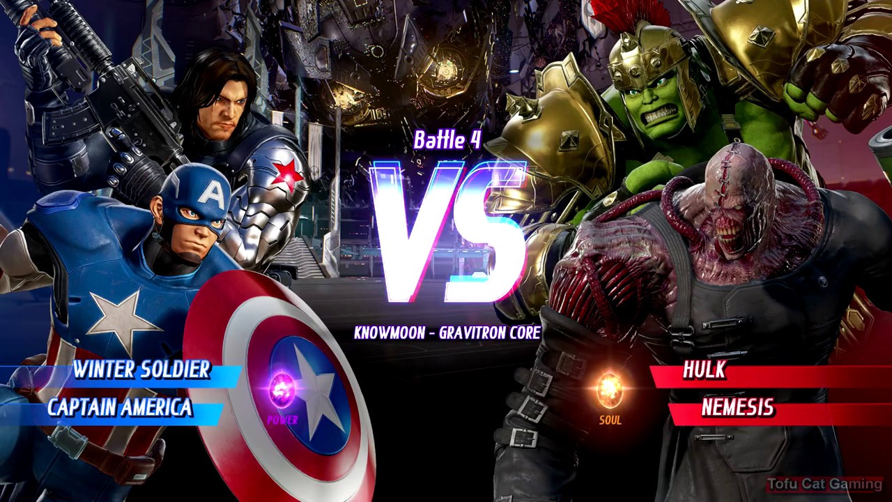 MVCI - Arcade Battle with Winter Soldier and Captain America