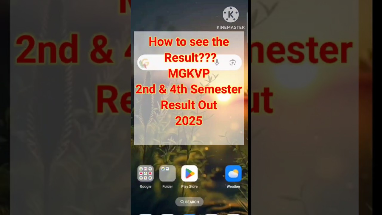 MGKVP Result 2025 Kaise Dekhe | MGKVP 2nd Semester Result Check Kaise Kare | MGKVP Result 2025