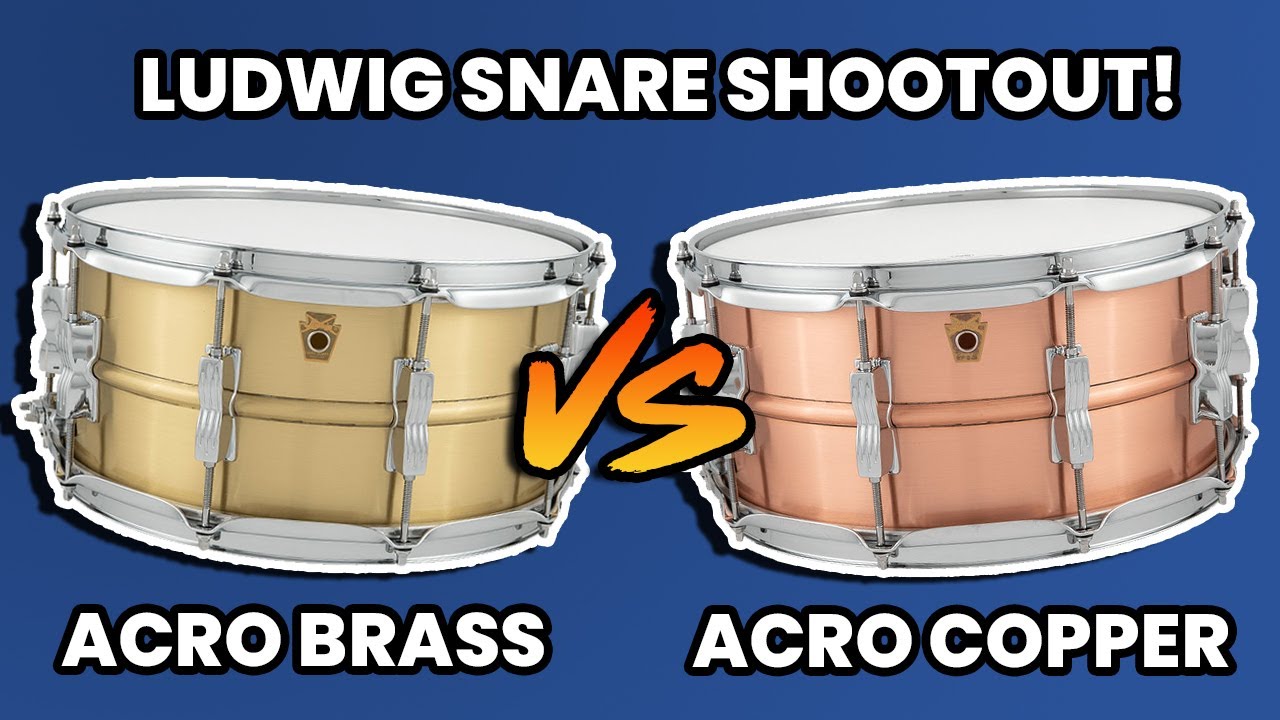 [LIVE] Brass VS Copper! NEW Ludwig Acro Snare Drums!