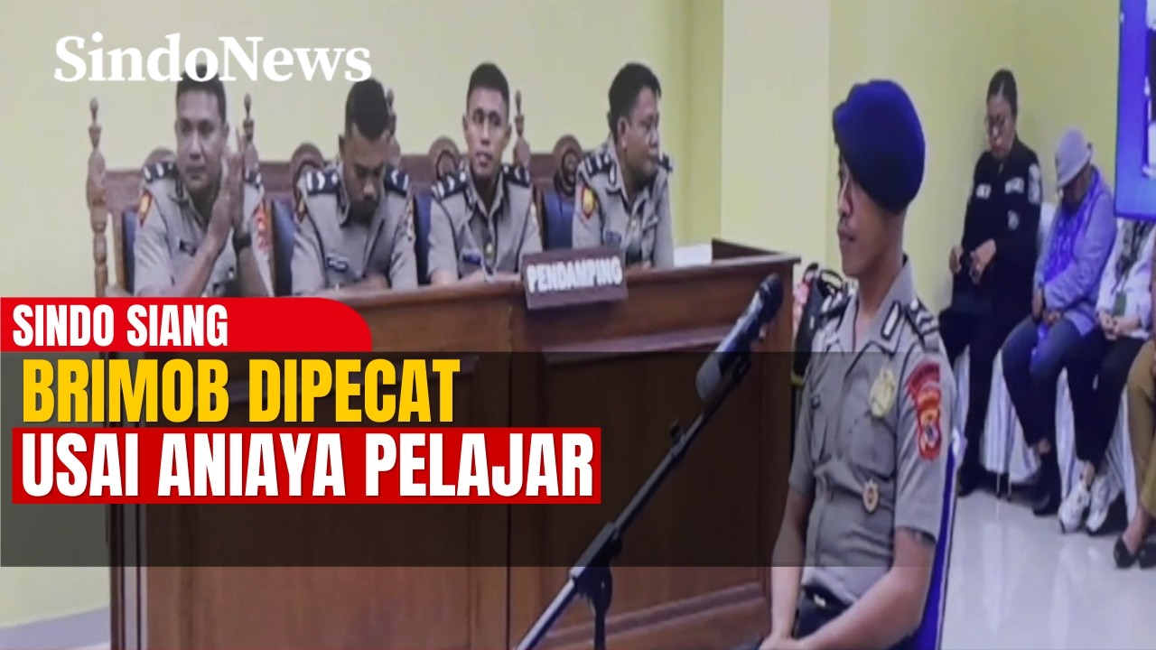 Oknum Brimob Penganiaya Pelajar Resmi Dipecat | Sindo Siang | 25/02