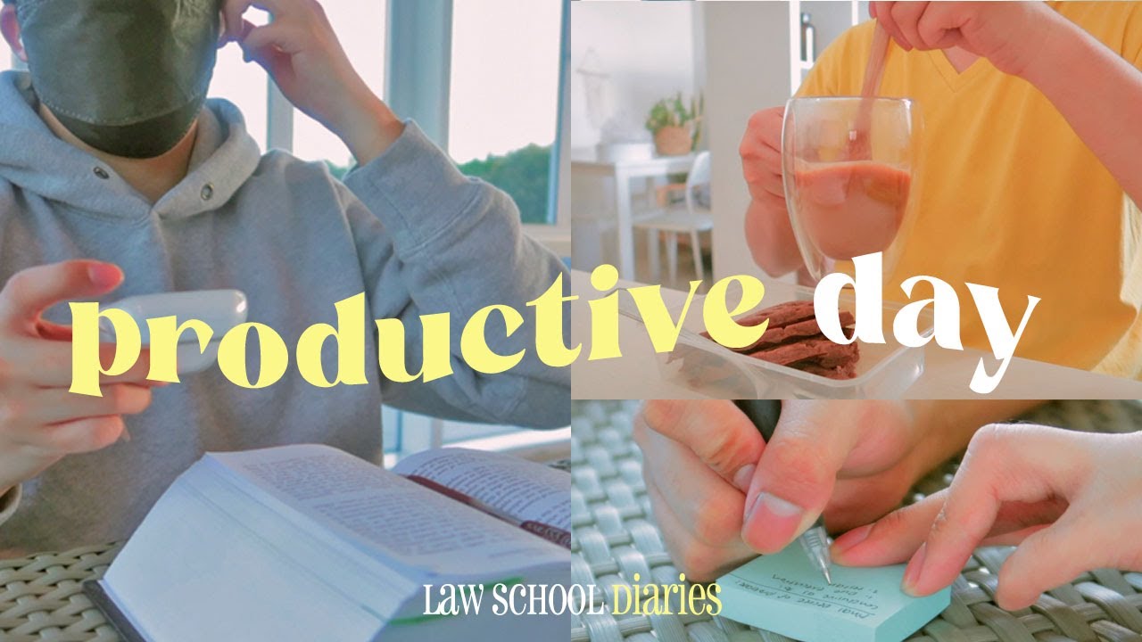 🪴 a productive day in the life of a law student (study vlog)