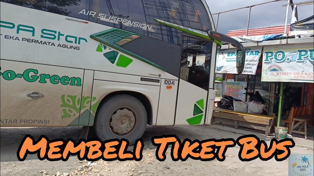 Membeli tiket Bus. Melakukan perjalanan jauh lagi@amimilaaira #jalanjalan #wisata  #tiketbus #trip