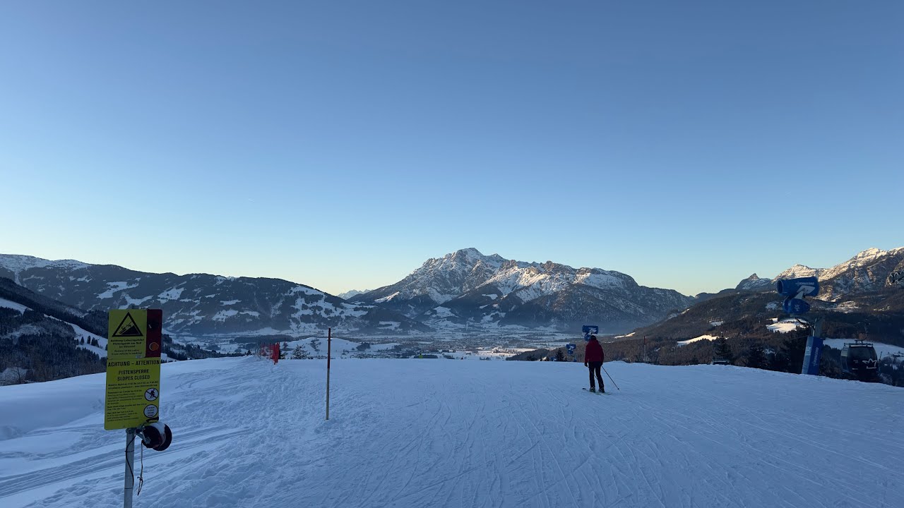 Austria Maria Alm Ski run