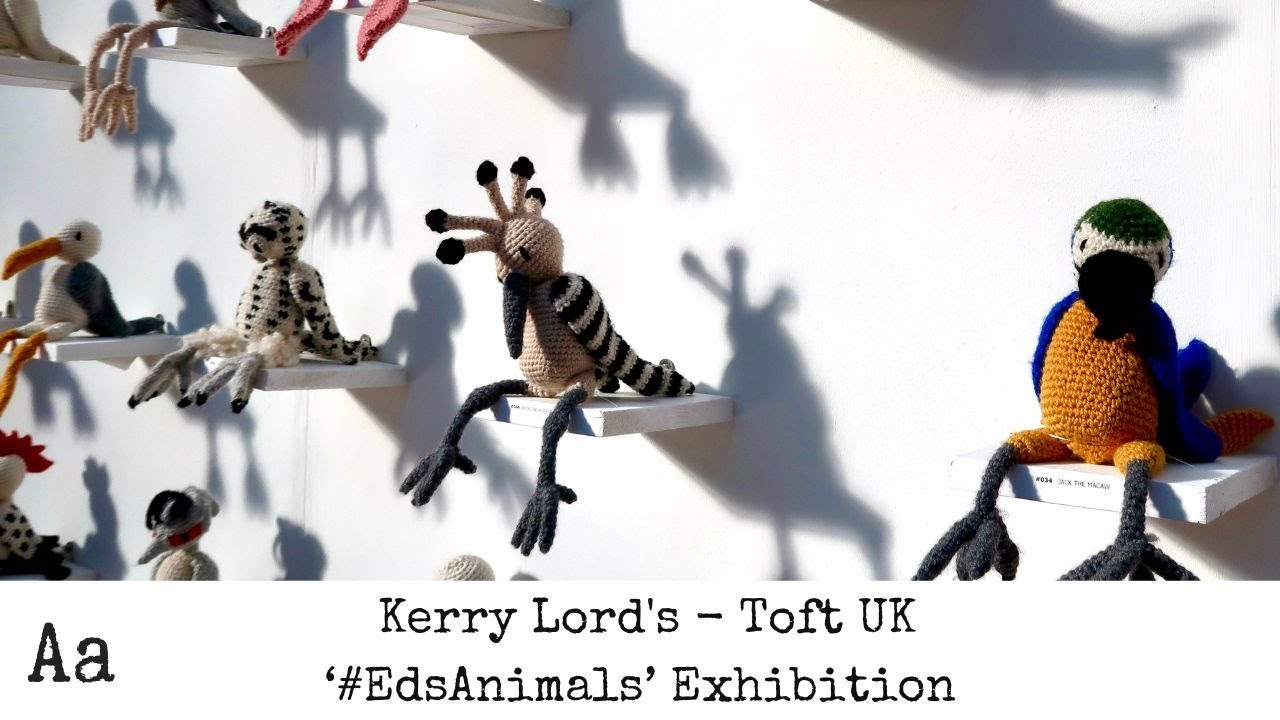 400 Crochet Creatures | Kerry Lord's '#EdsAnimals' Exhibition | Toft UK