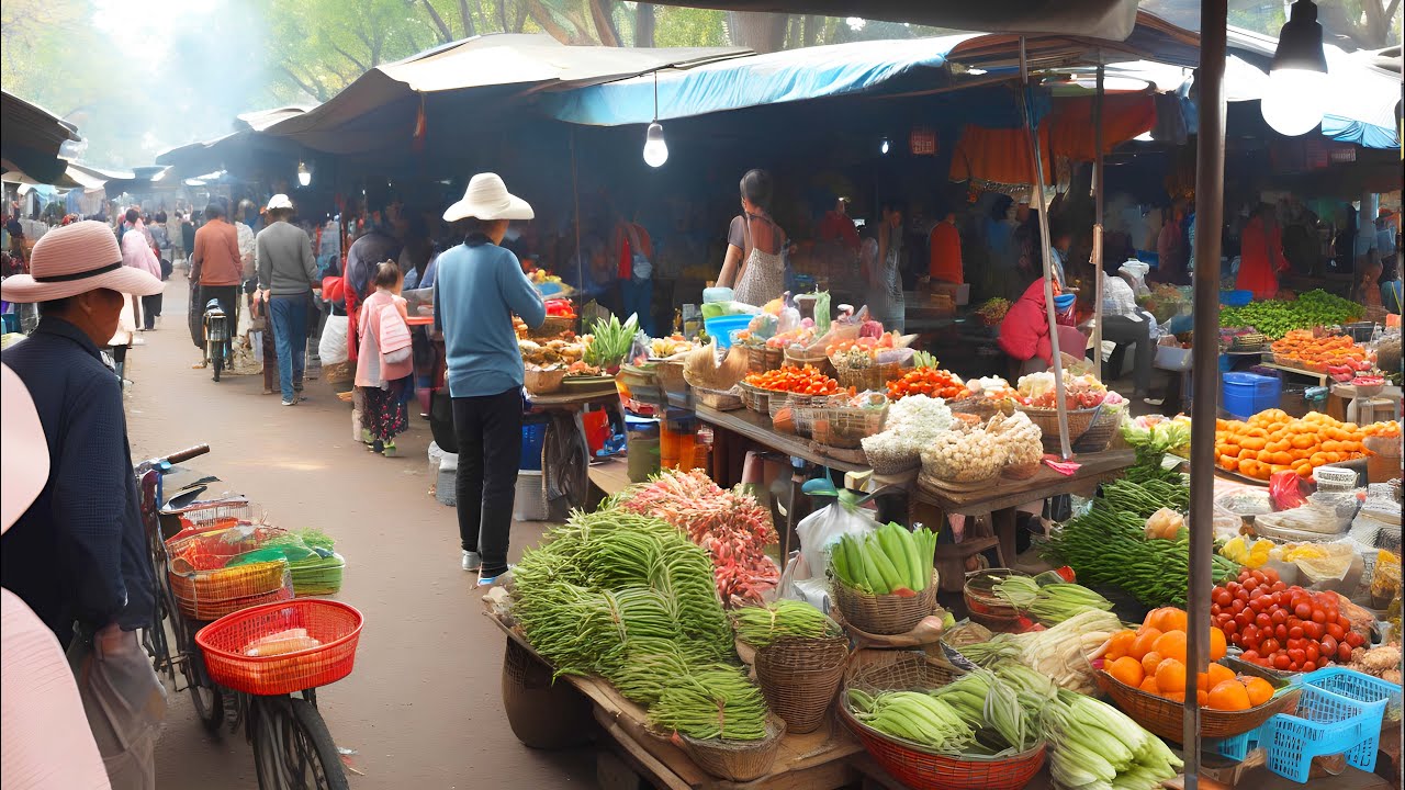 Cambodia's Hidden Gem: Exploring the Most Vibrant Countryside Food Market!