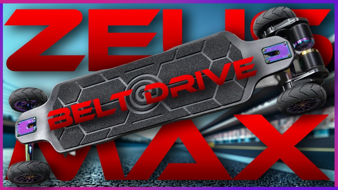 Best Carbon Fiber 37MPH Molicel P42A Electric Skateboard - Ownboard Zeus Max 2WD BELT DRIVE Review