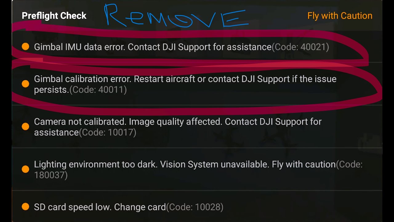 How to remove dji error 40011 and 40021 !! download link is in Description