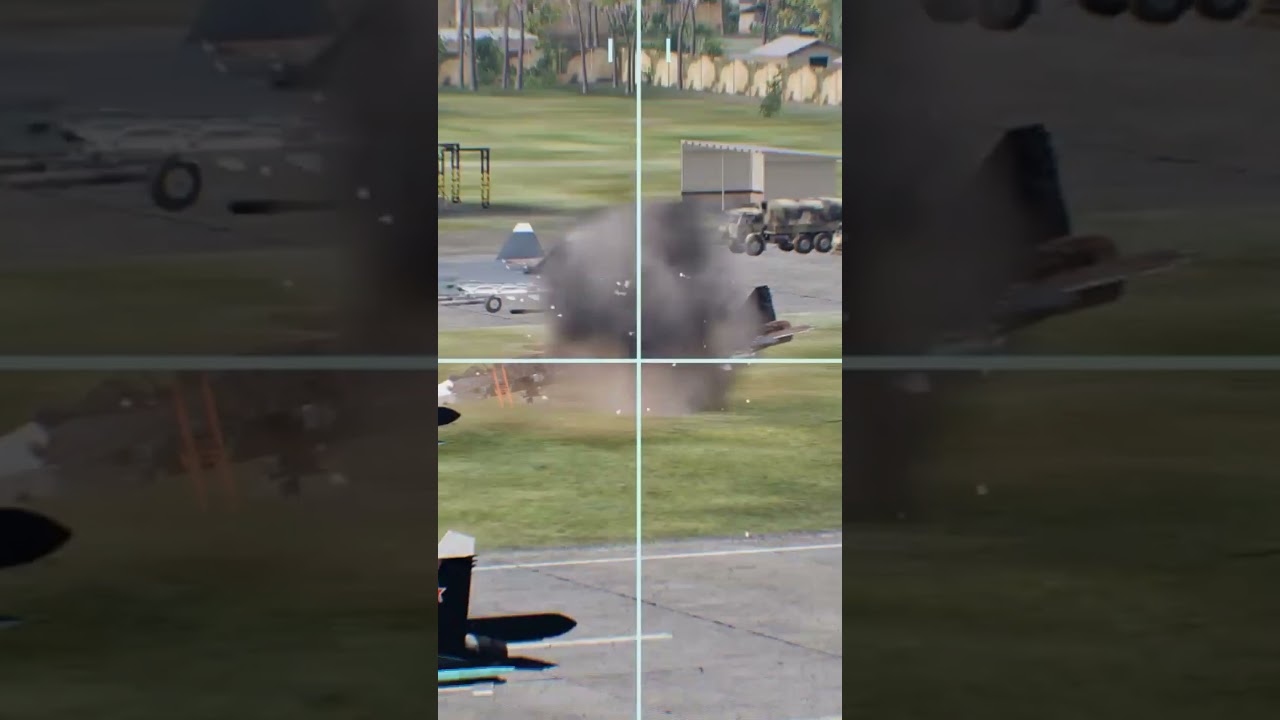 Ukrainian Precision Strike Destroys Russian Aircraft Refueling Line #arma3