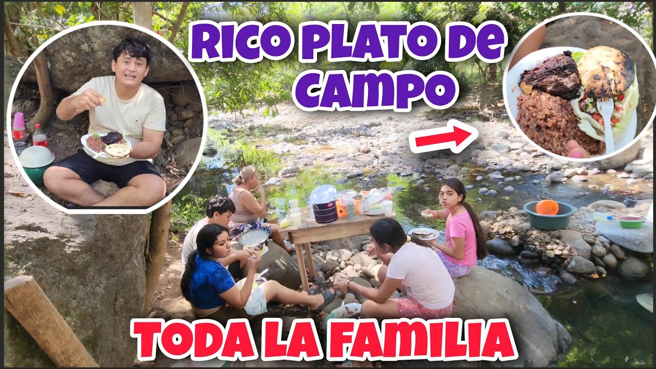ASÍ DISFRUTAMOS LOS RICOS FILETES DE PESCADO AL ORRILLA DEL RIO 