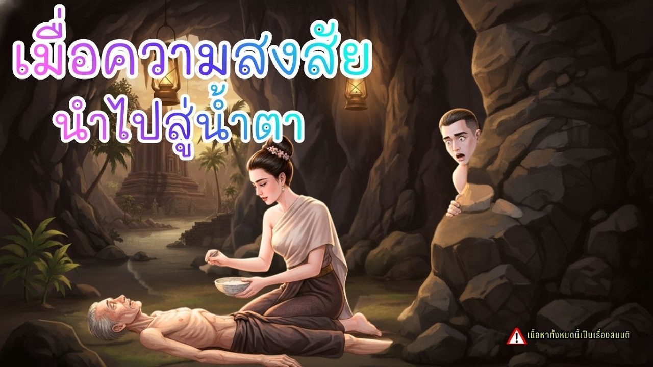 ภรรยาแอบเอาข้าวไปให้ชายแปลกหน้าในถ้ำ… เมื่อสามีตามไปดู ความจริงทำให้เขาร้องไห้ทั้งน้ำตา