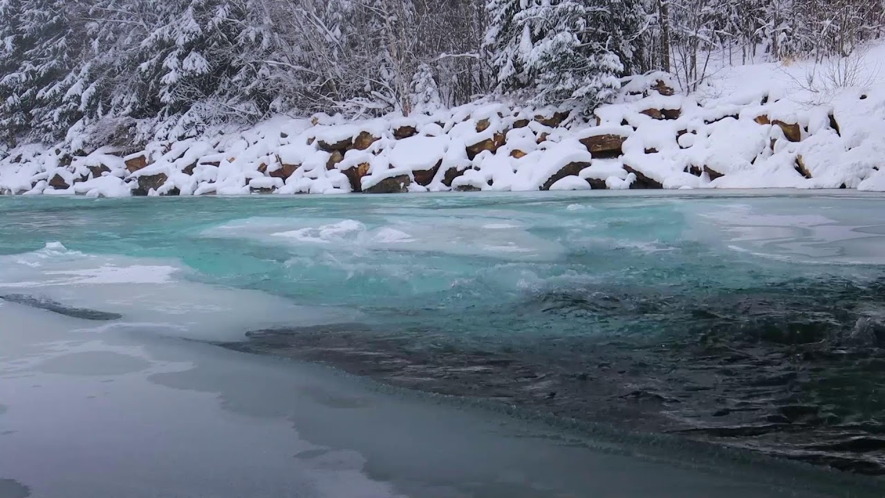 Relaxing Snowy River Sounds – Hours of Peaceful Nature