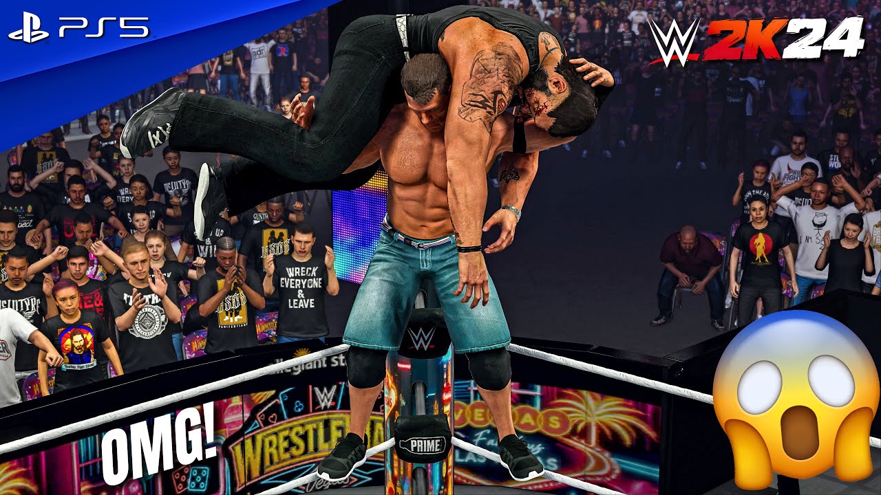 WWE 2K24 - John Cena vs. Braun Strowman - WrestleMania 41 Main Event Match | PS5™ [4K60]