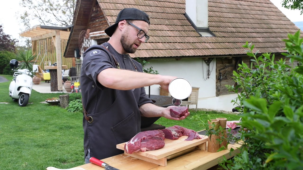 Filet Steak zuschneiden und grillen