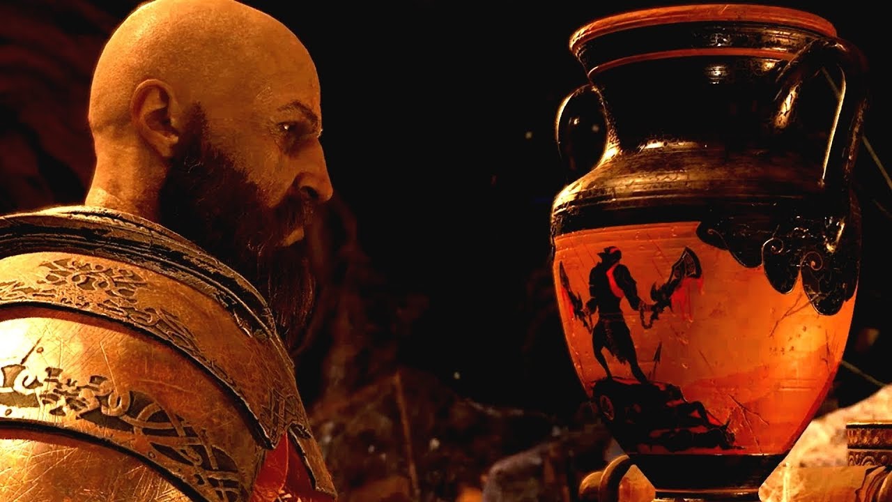 God of War PS4 - Kratos finds Spartan Relics
