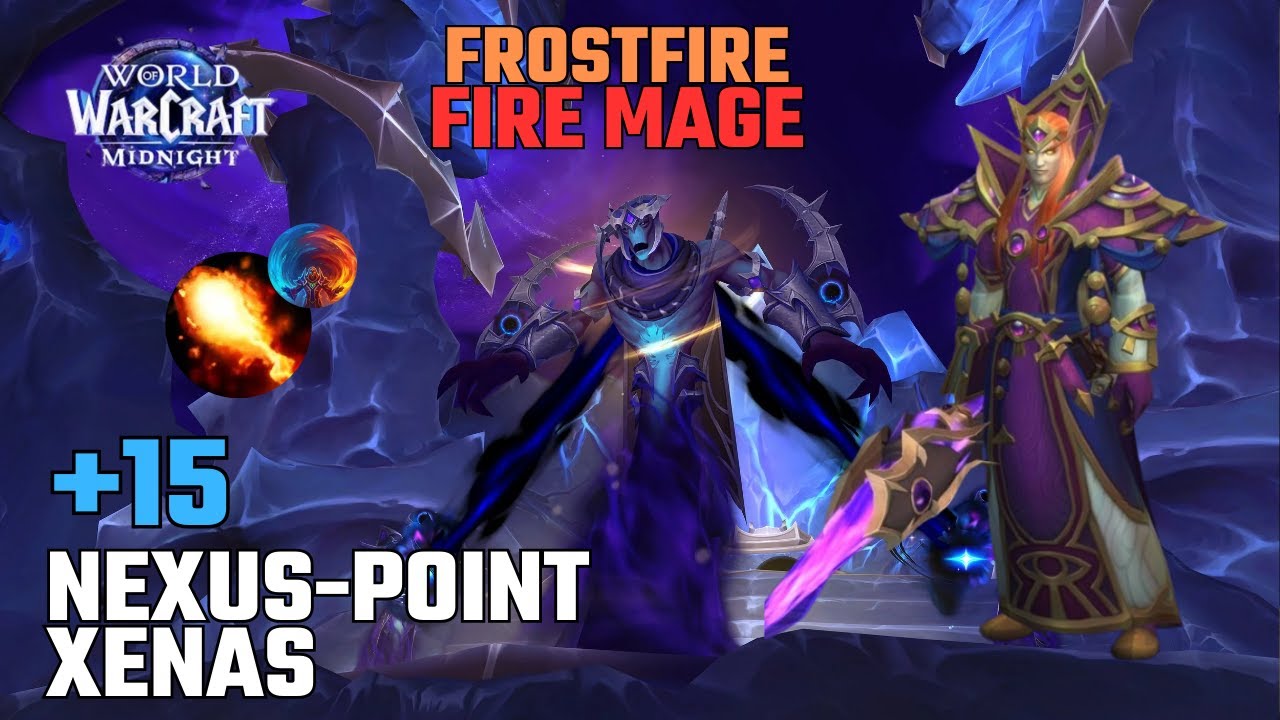 Nexus-Point Xenas +15 | Frostfire Fire Mage | Midnight Beta - Season 1 M+