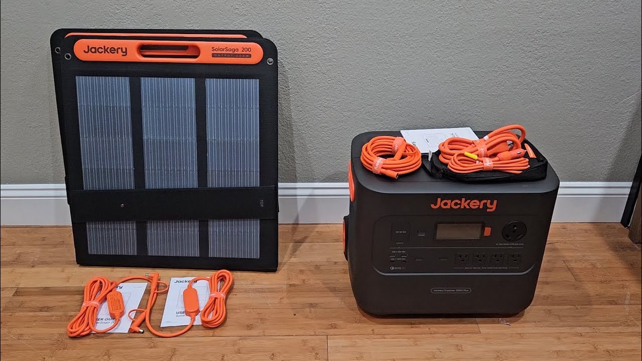 Jackery Explorer 2000 Plus and Solar Saga 200W Solar Panels