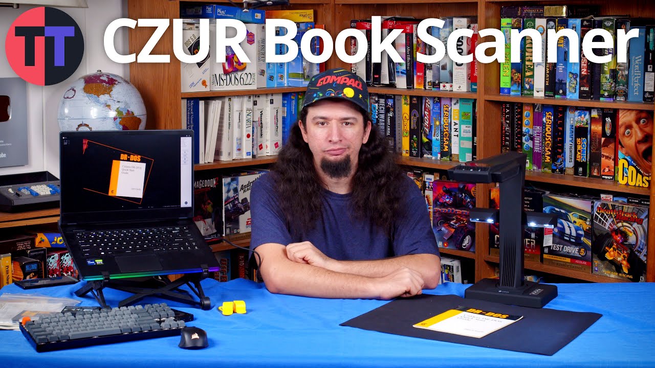 CZUR ET18 Pro Book Scanning Vintage Computer Manuals