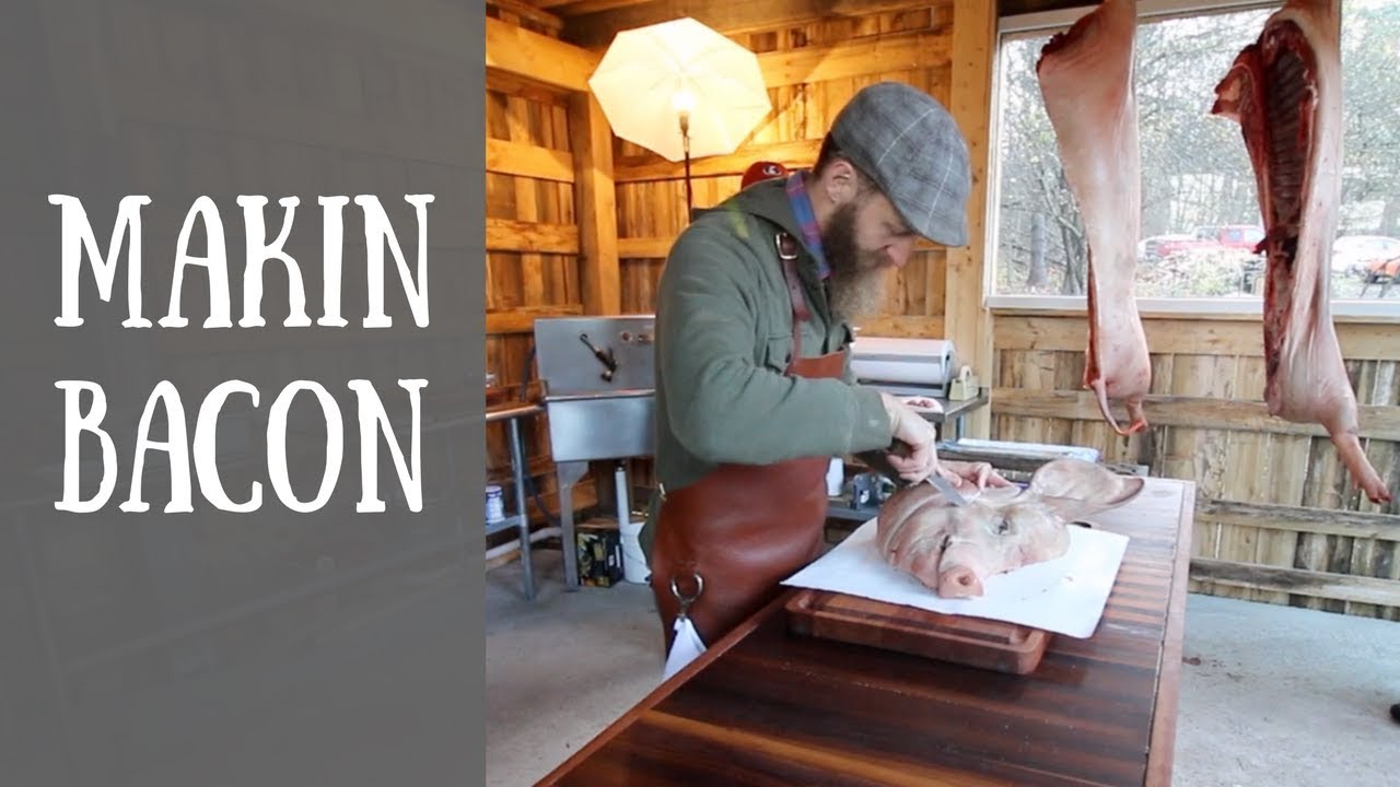 How to Cut Jowl Bacon With  Hand Hewn Farm