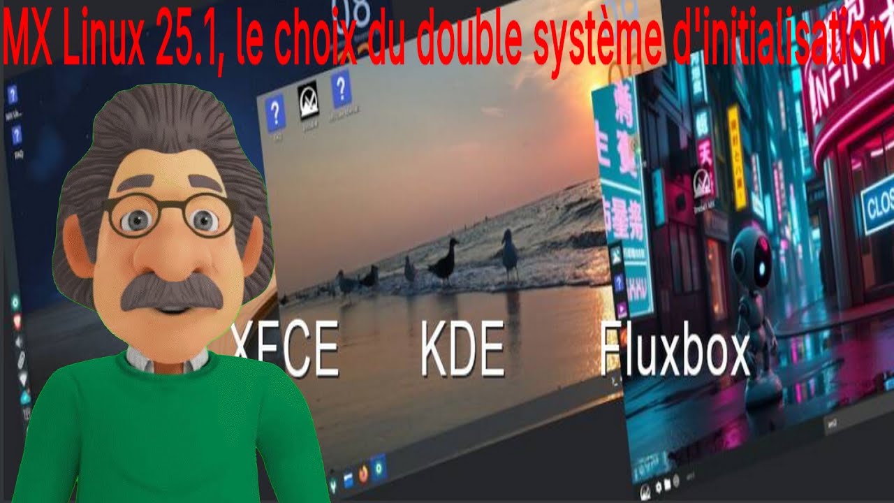 MX Linux 25.1, le choix du support double système d'initialisation !