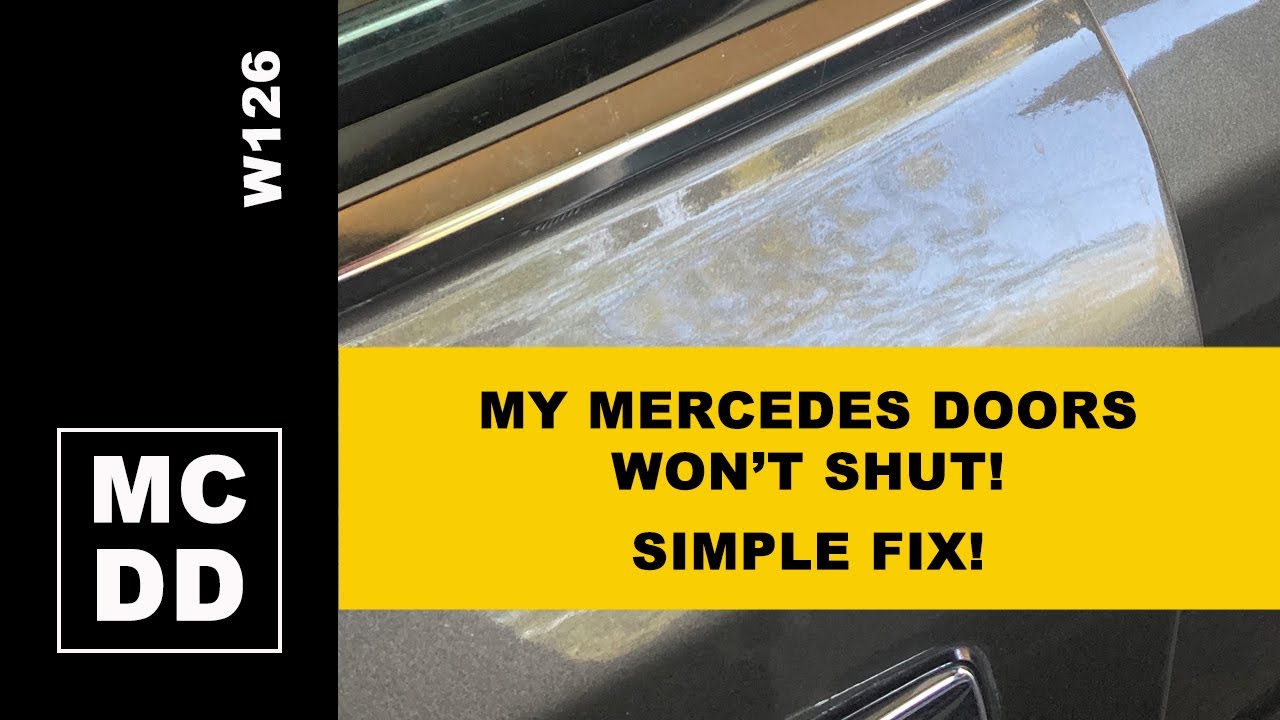 Stuck with Stubborn W126 Mercedes Doors? Discover the Simple Solution to Door Striker Woes.