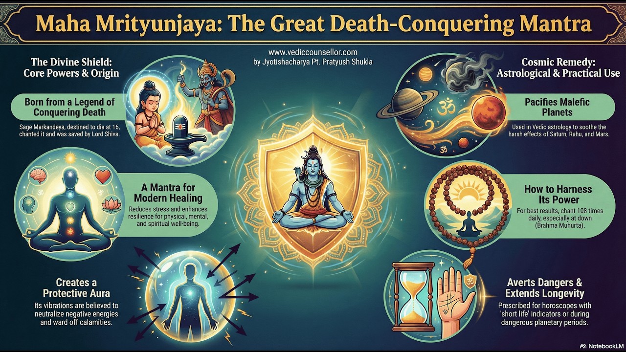 🔱|| Maha Mrityunjaya Mantra | The Most Powerful Shiva Mantra to Conquer Death, Fear & Disease ||