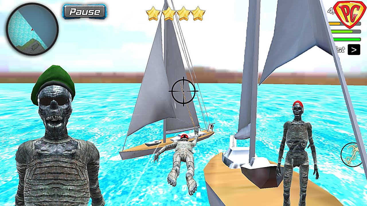 Rope Mummy Crime Simulator: Vegas Hero #5 New Boat - New Update