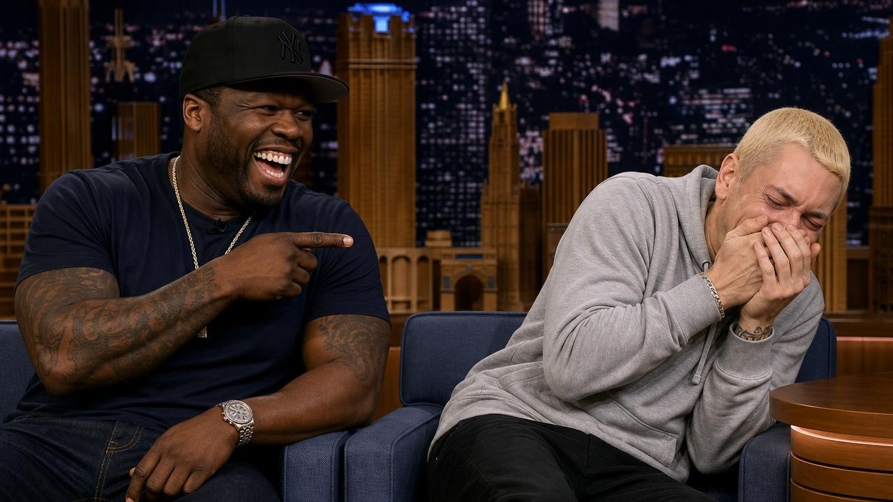 NOBODY MADE EMINEM LAUGH LIKE 50 CENT
